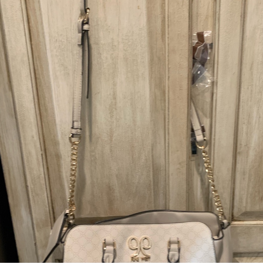 Elegant Cream Crossbody Bag Nine West
